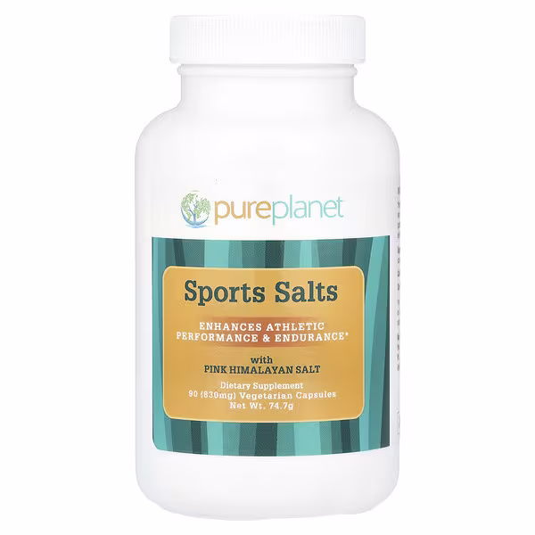 Pure Planet, Sports Salts, 90 Vegetarian Capsules