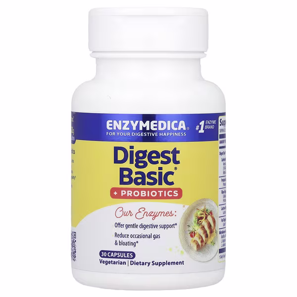 Enzymedica, Digest Basic® + Probiotics, 30 Capsules