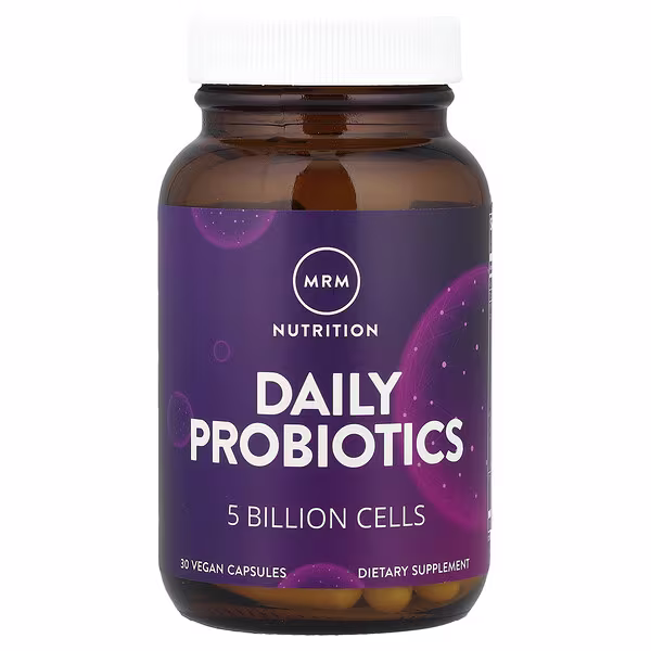 MRM Nutrition, Daily Probiotics, 5 Billion Cells, 30 Vegan Capsules