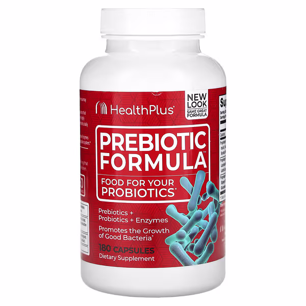 Health Plus, Prebiotic Formula, 180 Capsules