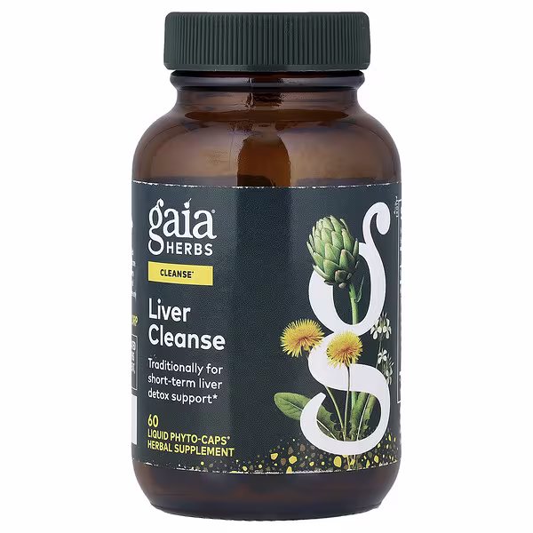 Gaia Herbs, Liver Cleanse, 60 Liquid Phyto-Caps