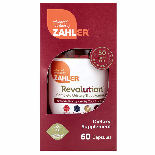 Zahler, Revolution, Complete Urinary Tract Formula, 60 Capsules
