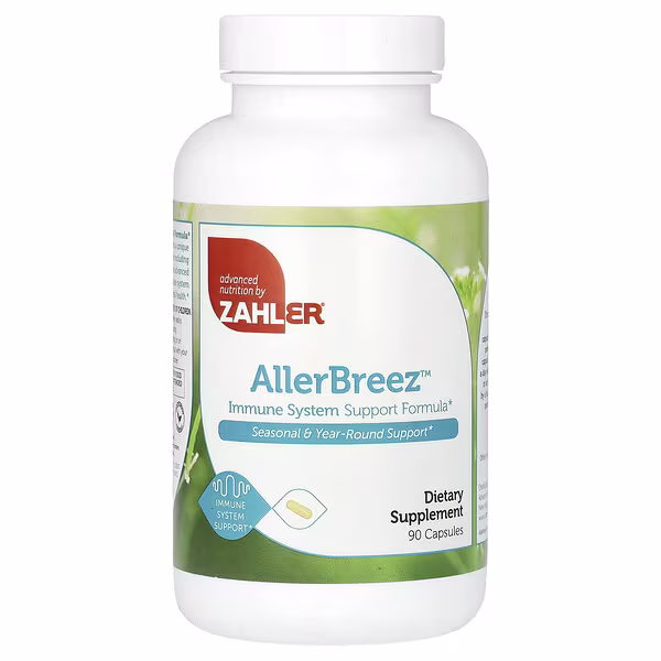 Zahler, AllerBreez, Immune System Support Formula, 90 Capsules