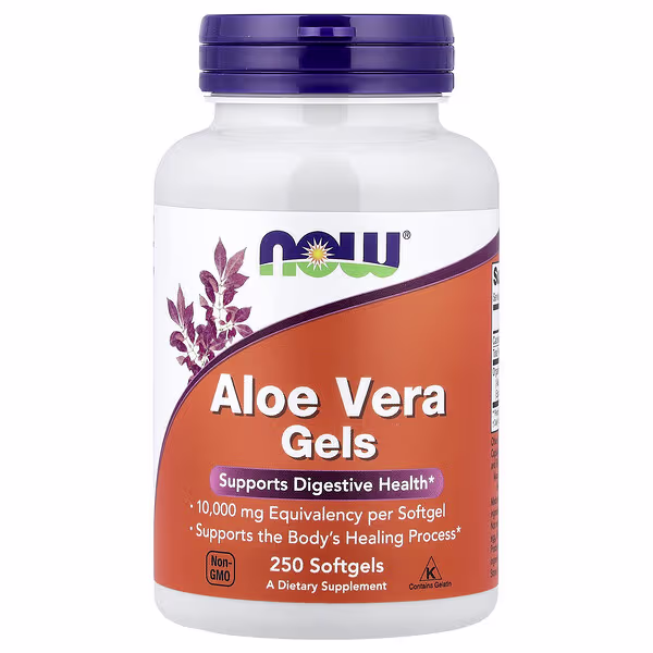 NOW Foods, Aloe Vera Gels, 250 Softgels (50 mg per Softgel)