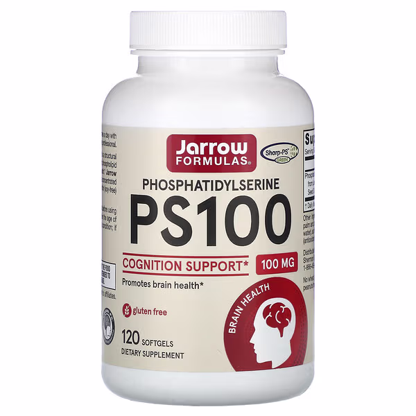 Jarrow Formulas, PS100, Phosphatidylserine, 100 mg, 120 Softgels