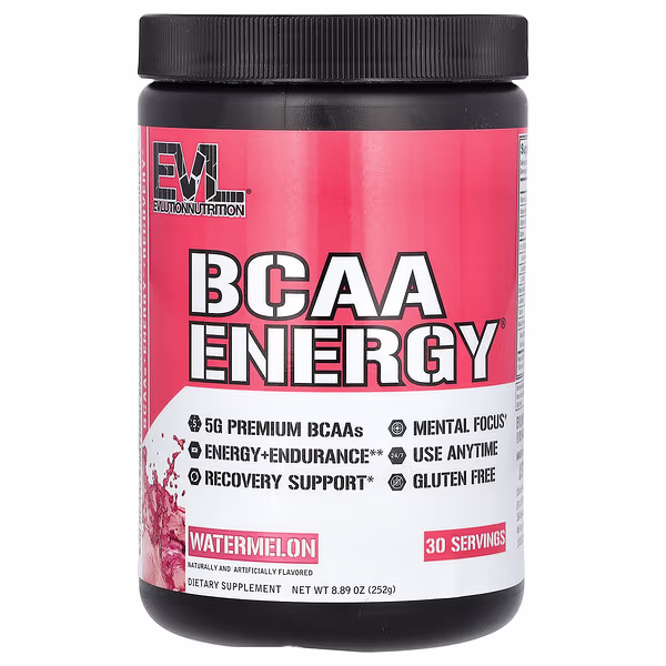 EVLution Nutrition, BCAA Energy®, Watermelon, 8.89 oz (252 g)