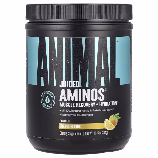 Animal, Juiced Aminos® Powder, Orange , 13.5 oz (384 g)