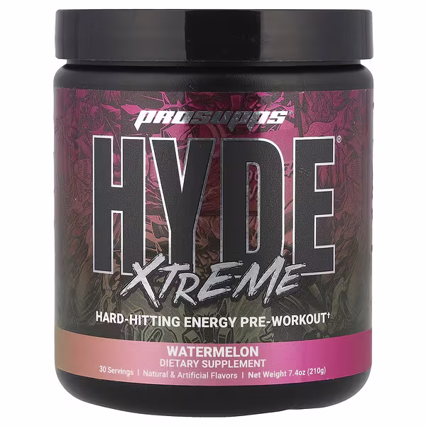 ProSupps, Hyde Xtreme®, Hard-Hitting Energy Pre Workout, Watermelon, 7.4 oz (210 g)