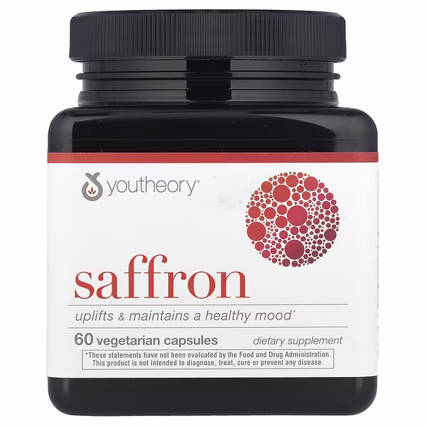 Youtheory, Saffron, 60 Vegetarian Capsules
