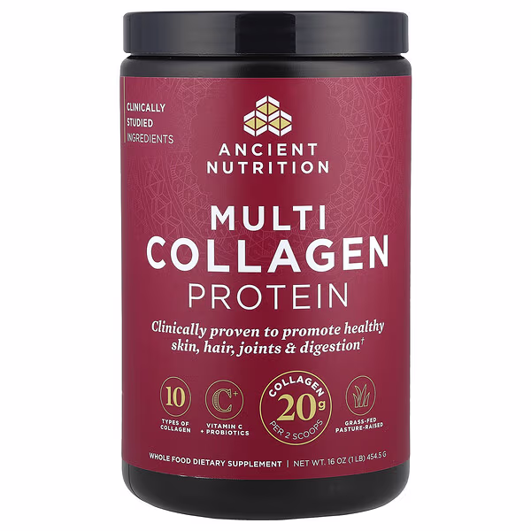 Ancient Nutrition, Multi Collagen Protein, 16 oz (454.5 g)