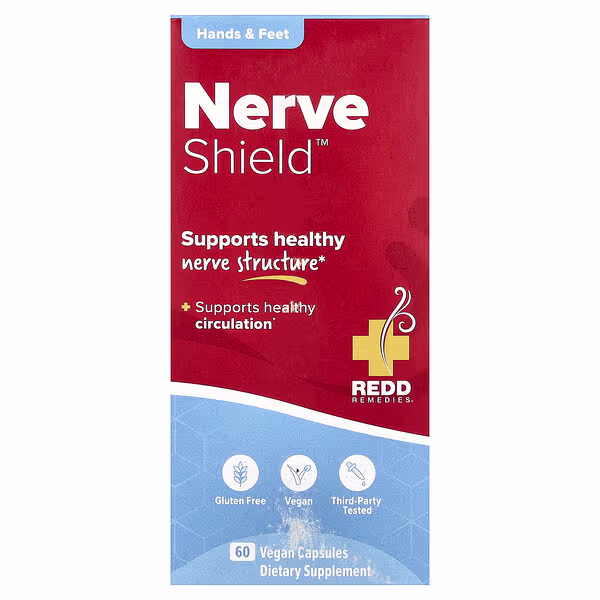 Redd Remedies, Nerve Shield™, Hands & Feet, 60 Vegan Capsules