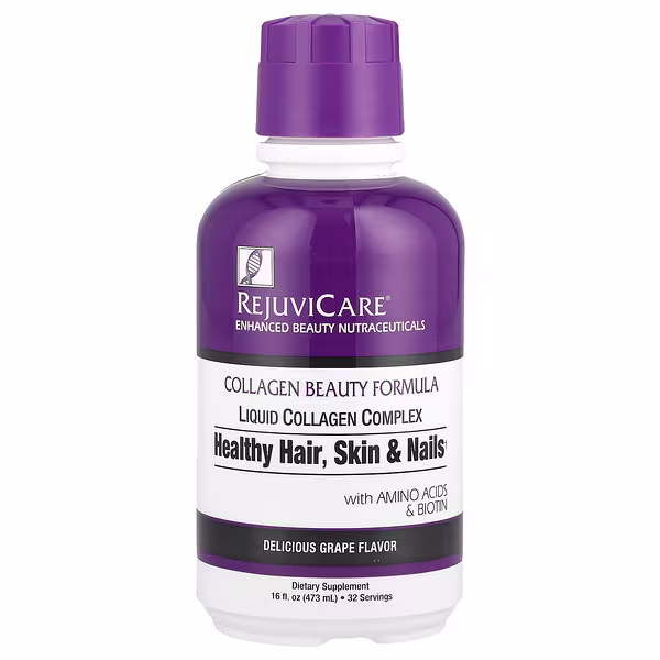 Rejuvicare, Collagen Beauty Formula, Liquid Collagen Complex, Grape, 16 fl oz (473 ml)