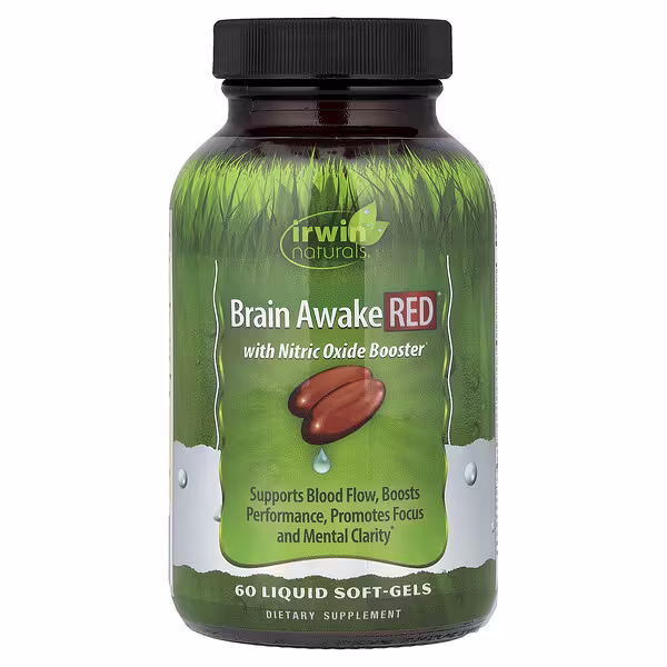 Irwin Naturals, Brain Awake Red®, 60 Liquid Soft-Gels