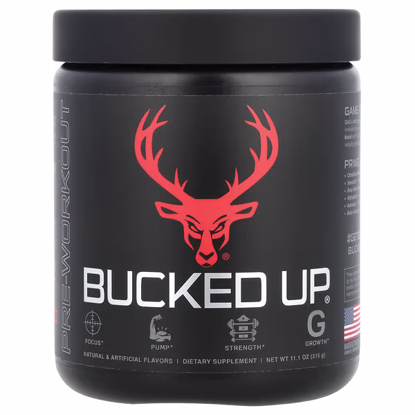 Bucked Up, Pre-Workout, Red Raspberry, 11.1 oz (315 g)