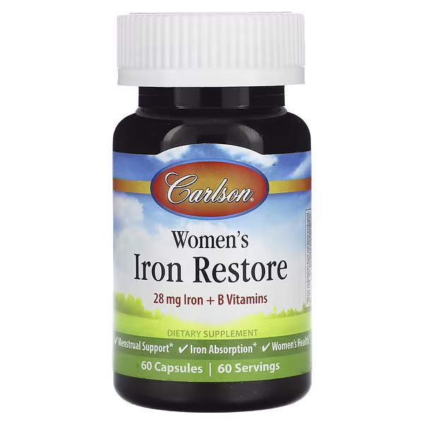 Carlson, Women's Iron Restore, 60 Capsules