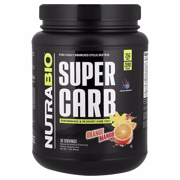 NutraBio, Super Carb, Orange Mango, 1.9 lb (841 g)