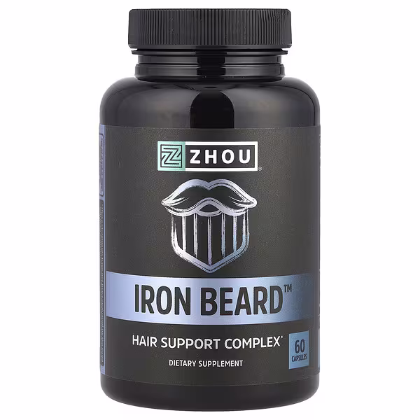 Zhou Nutrition, Iron Beard™, 60 Capsules