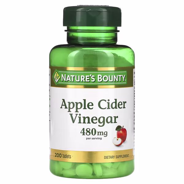 Nature's Bounty, Apple Cider Vinegar, 200 Tablets (240 mg per Tablet)