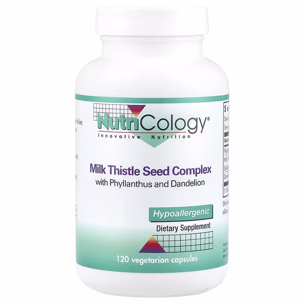 Nutricology, Milk Thistle Seed Complex, 120 Vegetarian Capsules