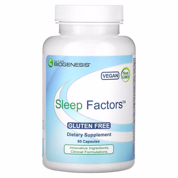 Nutra BioGenesis, Sleep Factors, 60 Capsules