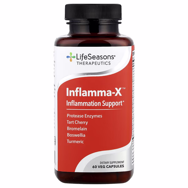 LifeSeasons, Inflamma-X™, Inflammation Support, 60 Veg Capsules