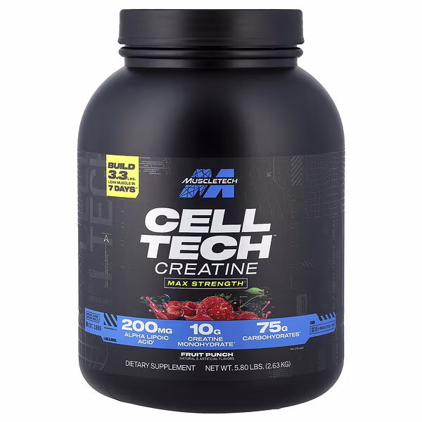 MuscleTech, Cell-Tech™ Creatine, Fruit Punch, 6 lbs (2.72 kg)
