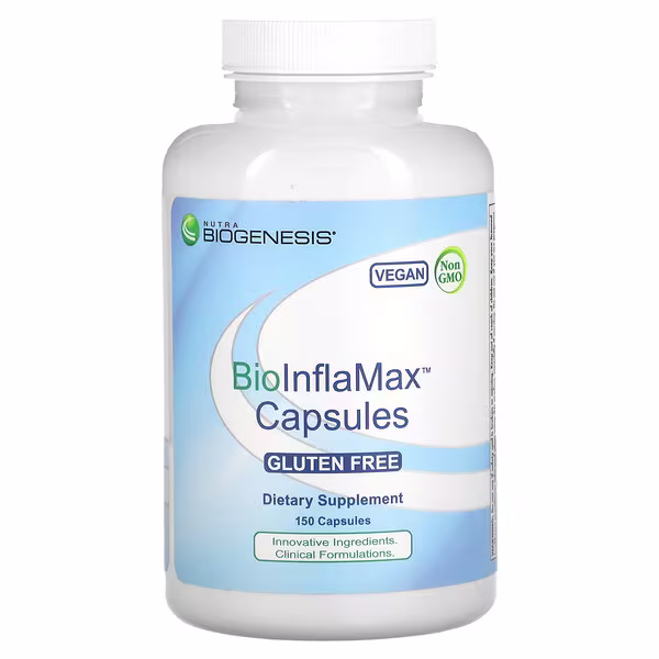 Nutra BioGenesis, BioInflaMax Capsules, 150 Capsules