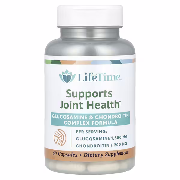 LifeTime Vitamins, Glucosamine & Chondroitin Complex Formula, 60 Capsules