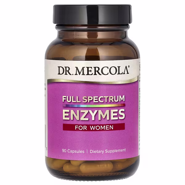 Dr. Mercola, Full Spectrum Enzymes for Women, 90 Capsules