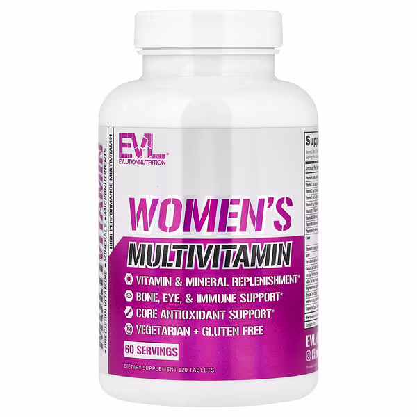 EVLution Nutrition, Women's Multivitamin, 120 Tablets
