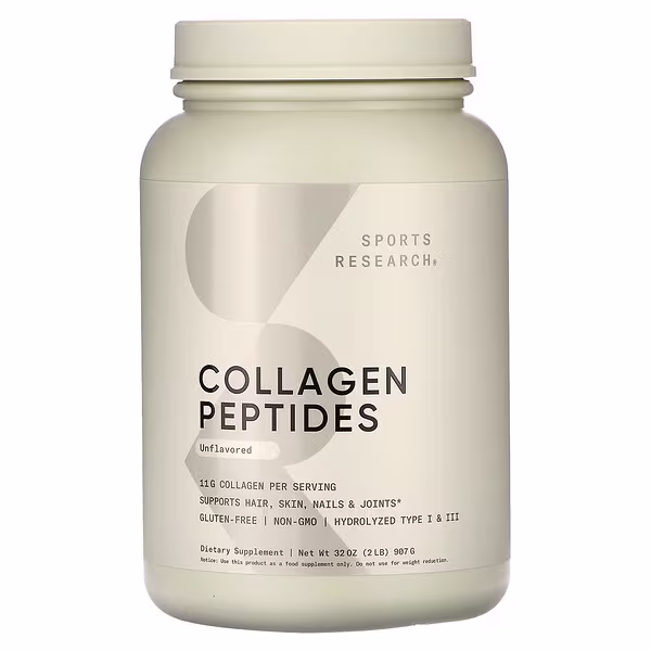 Sports Research, Collagen Peptides, Unflavored, 2 lbs (907 g)
