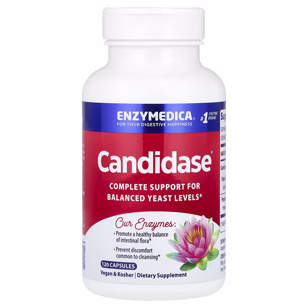 Enzymedica, Candidase, 120 Capsules