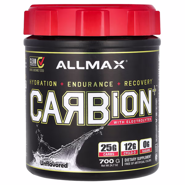 ALLMAX, CARBION+™ With Electrolytes, Unflavored, 24.7 oz (700 g)