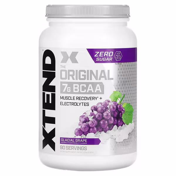 XTEND, 7G BCAA, Glacial Grape, 2.58 lbs (1.17 kg)