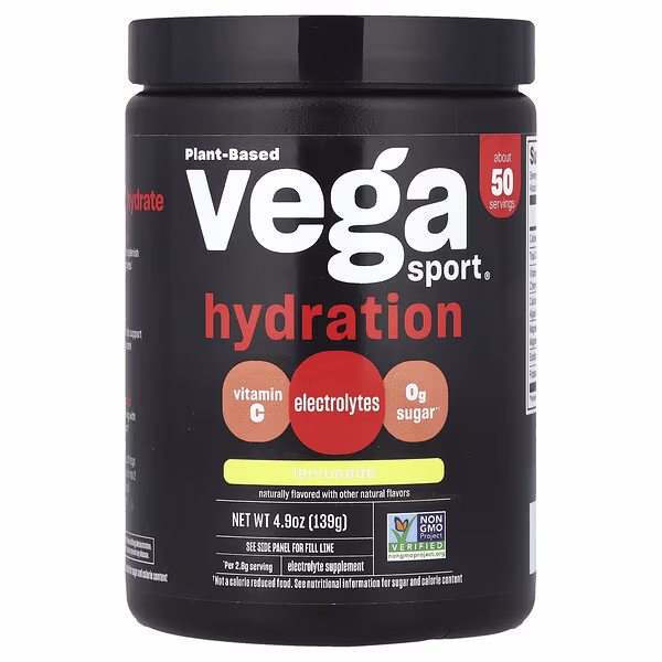Vega, Sport®, Hydration, Lemonade, 4.9 oz (139 g)