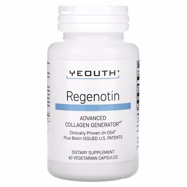 YEOUTH, Regenotin, Advanced Collagen Generator, 60 Vegetarian Capsules