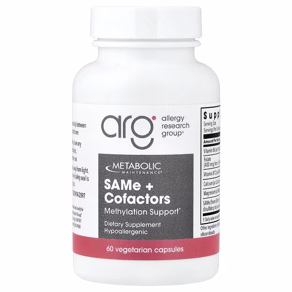 Metabolic Maintenance, SAMe + Cofactors, 60 Vegetarian Capsules