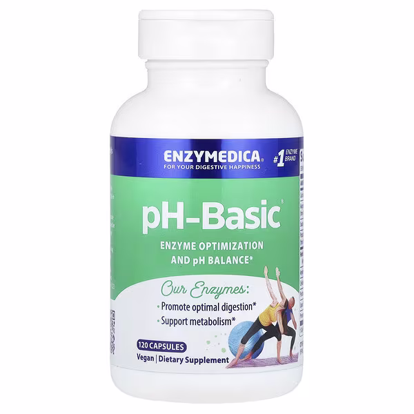 Enzymedica, pH-Basic, 120 Capsules