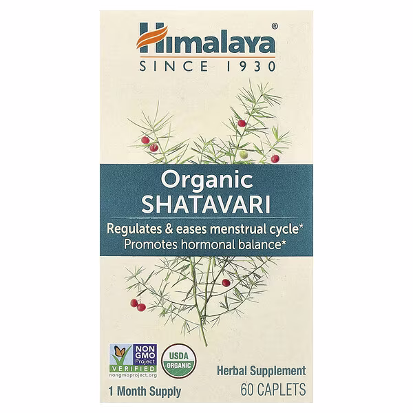 Himalaya, Organic Shatavari, 60 Caplets