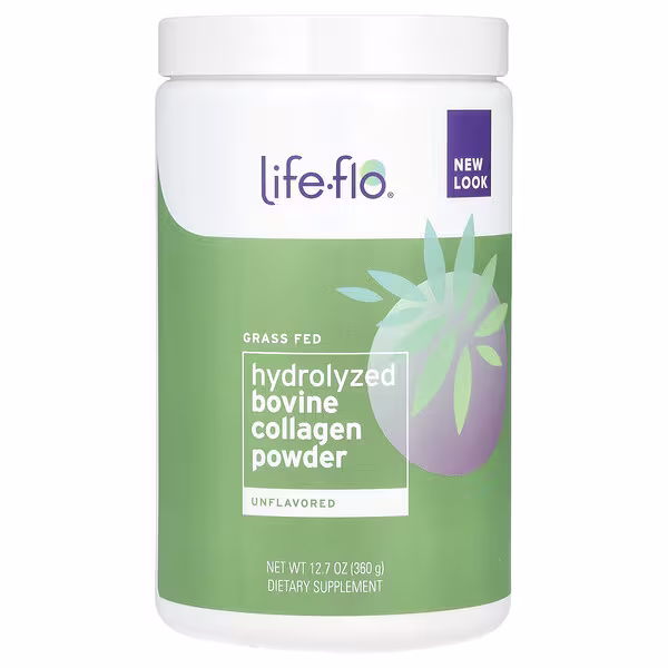 Life-flo, Grass Fed Hydrolyzed Bovine Collagen Powder, Unflavored, 12.7 oz (360 g)