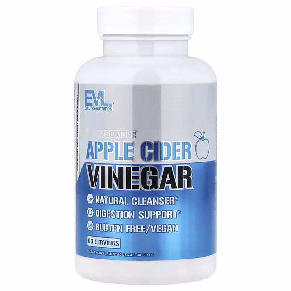EVLution Nutrition, Cleanse Mode®, Apple Cider Vinegar, 60 Veggie Capsules