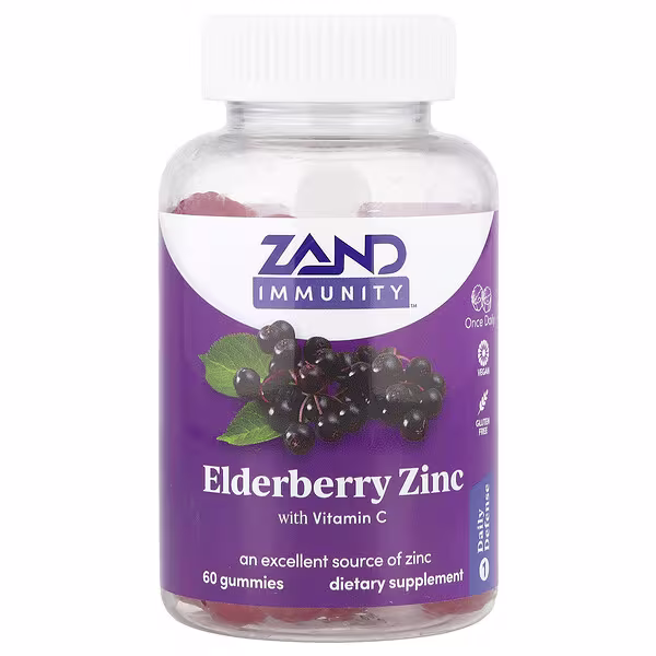 Zand, Immunity™, Elderberry Zinc with Vitamin C, 60 Gummies