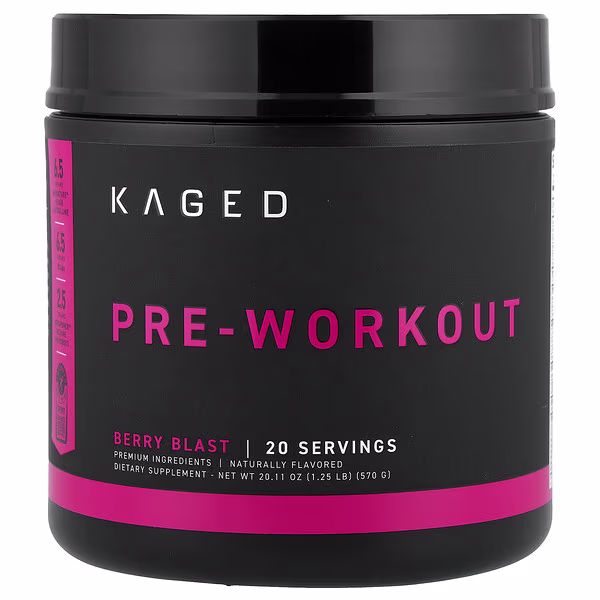 Kaged, Pre-Workout, Berry Blast, 1.25 lb (570 g)