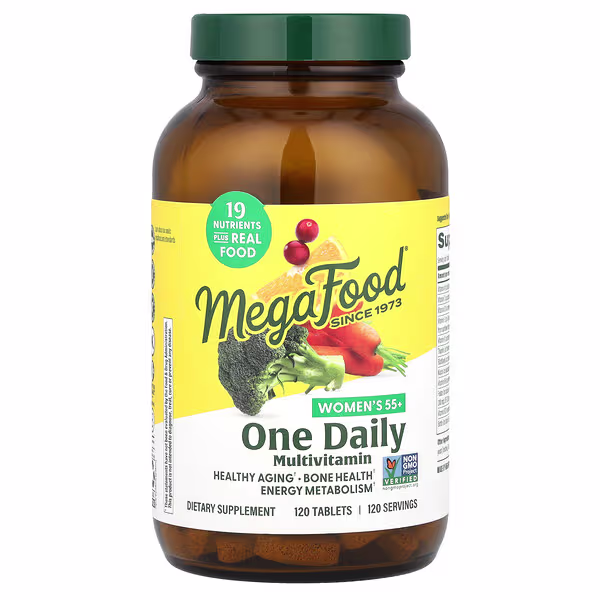 MegaFood, Women's 55+, One Daily Multivitamin, 120 Tablets