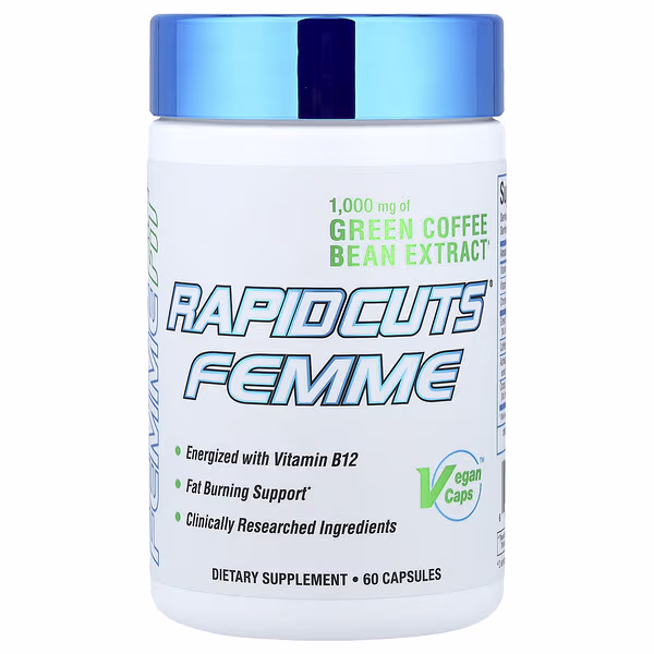 ALLMAX, RAPIDCUTS® Femme, Green Coffee Bean Extract, 60 Capsules