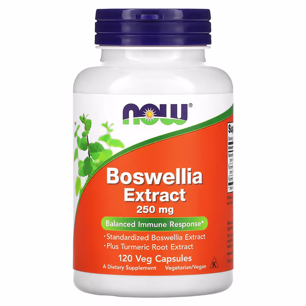 NOW Foods, Boswellia Extract, 250 mg, 120 Veg Capsules