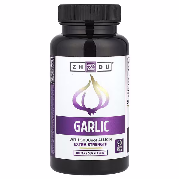 Zhou Nutrition, Garlic, 415 mg, 90 Coated Tablets