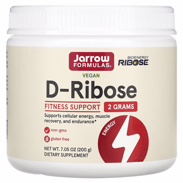Jarrow Formulas, Vegan D-Ribose, 7.05 oz (200 g)