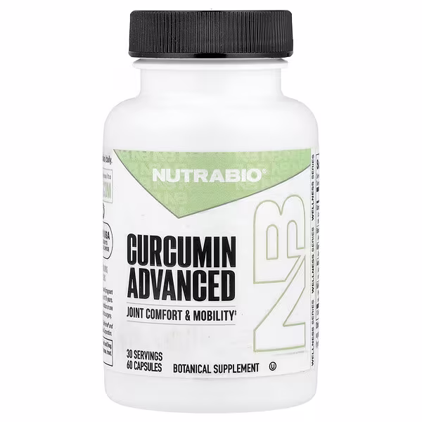 NutraBio, Curcumin Advanced, 60 Capsules