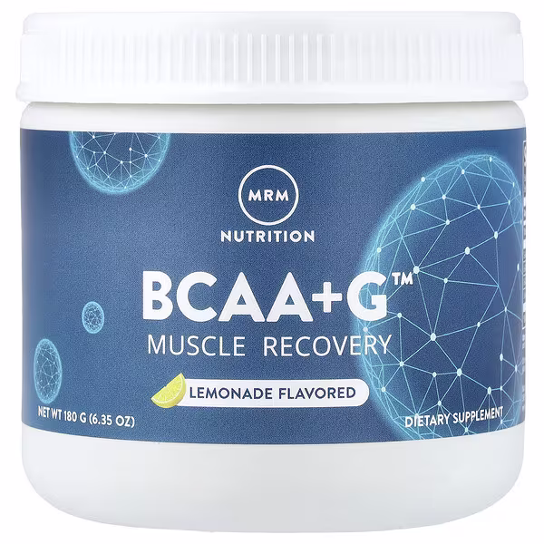 MRM Nutrition, BCAA+G™, Muscle Recovery, Lemonade, 6.35 oz (180 g)